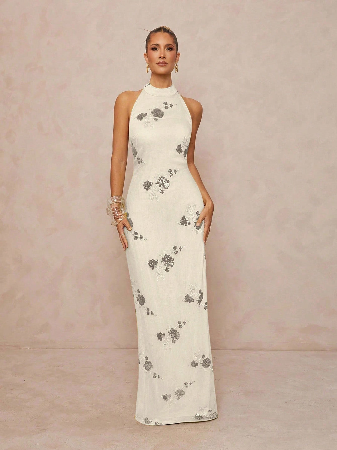 Rochie maxi SHEIN, portocaliu