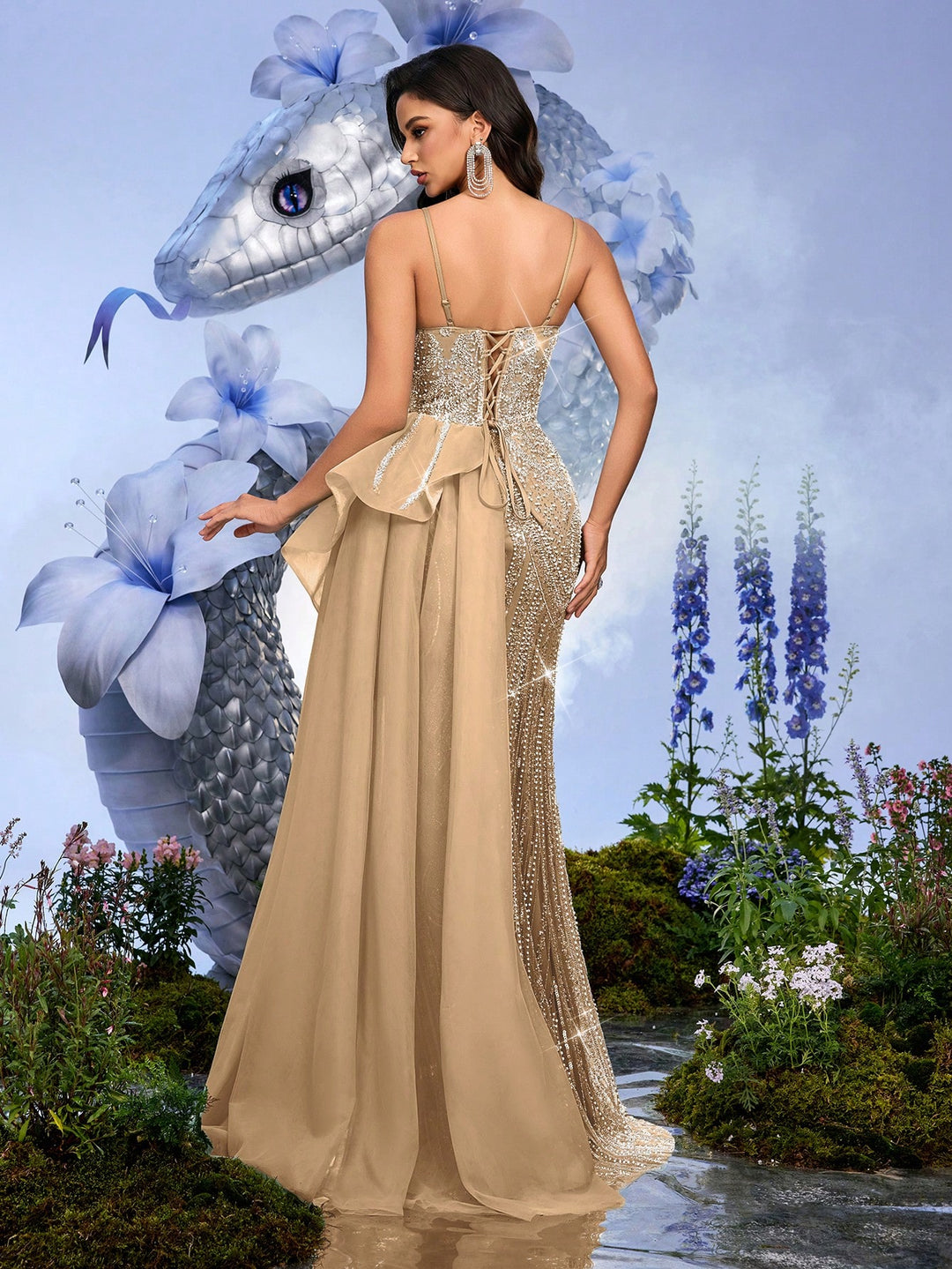 Rochie SHEIN, argintiu