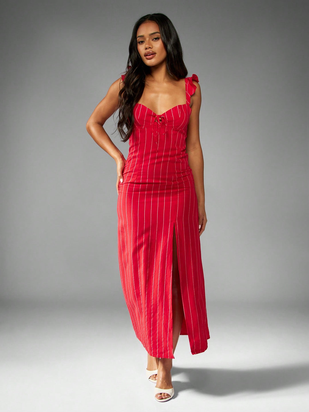 SHEIN maxi ruha, piros