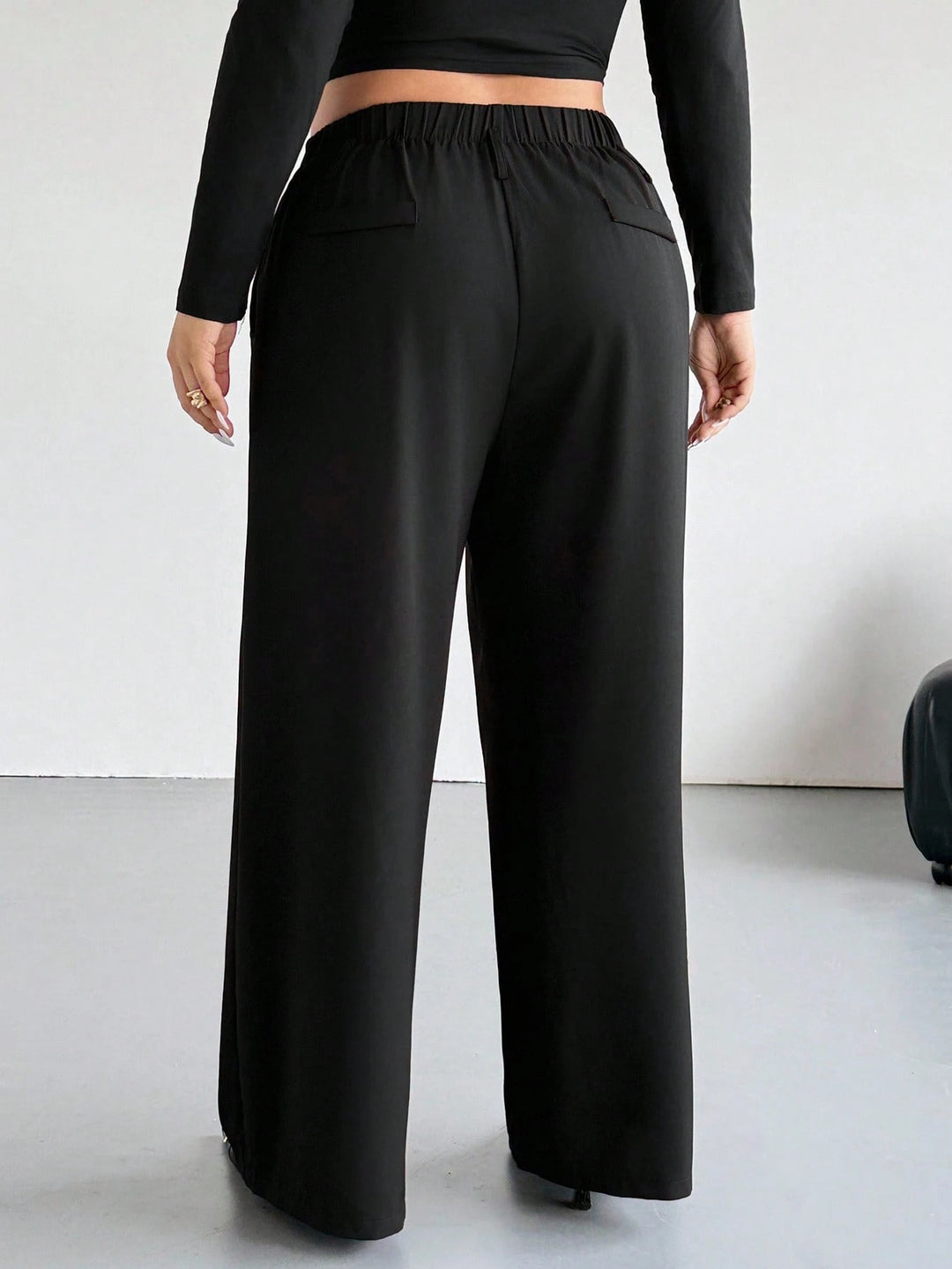 Pantaloni SHEIN, negru