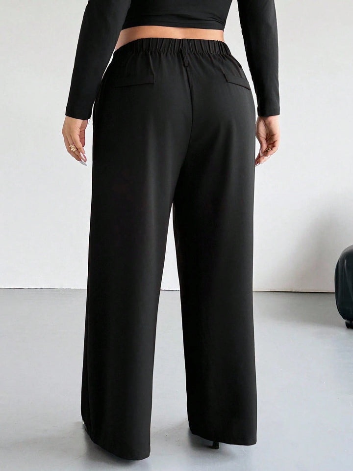 Pantaloni SHEIN, negru