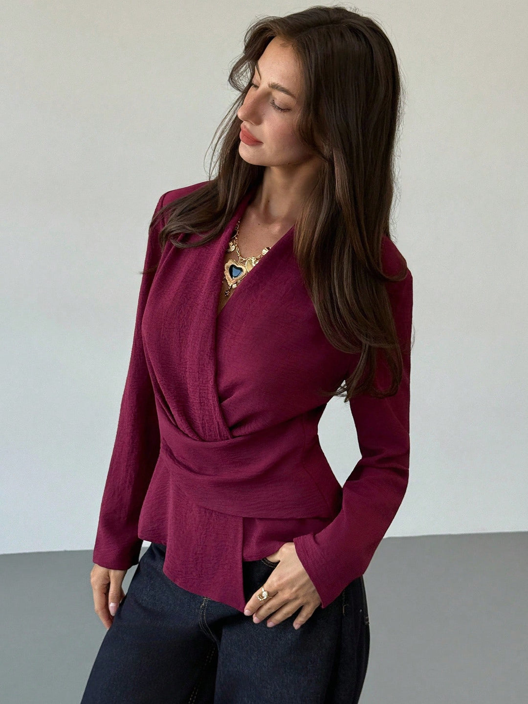 SHEIN ing, bordó