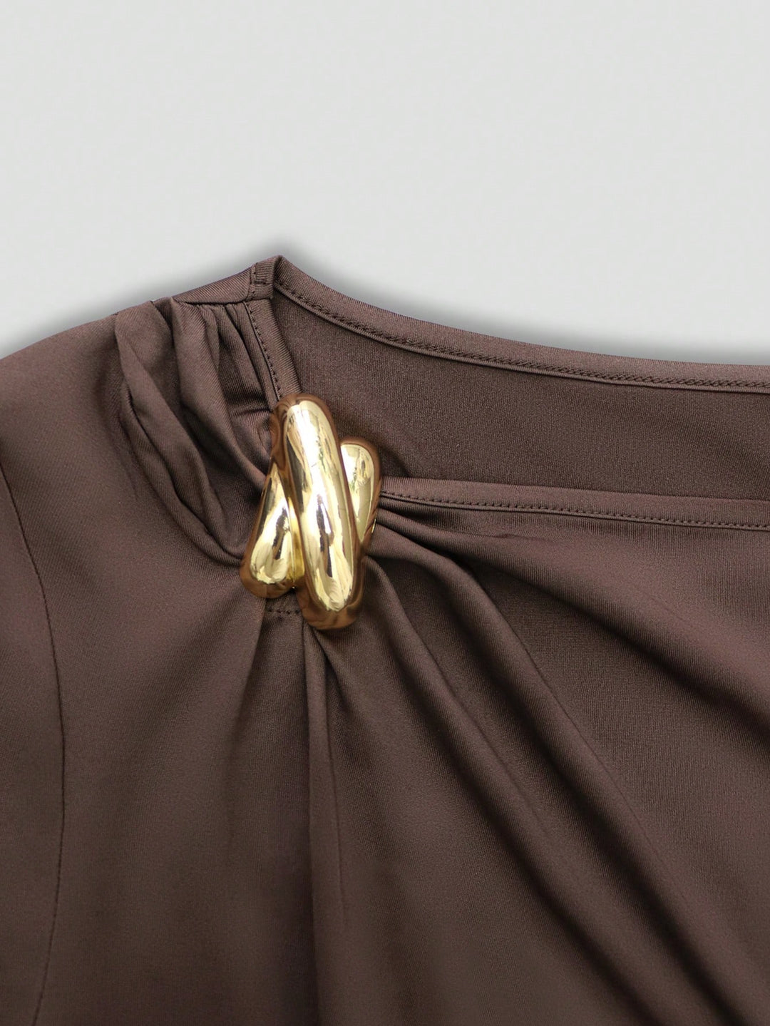 Rochie maxi SHEIN, maro