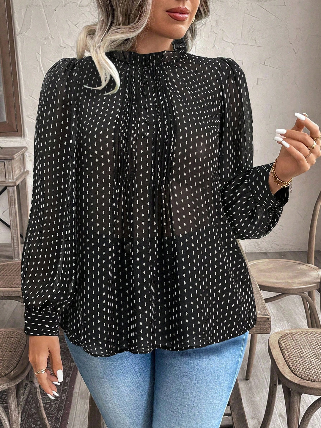 Cămașă SHEIN, negru