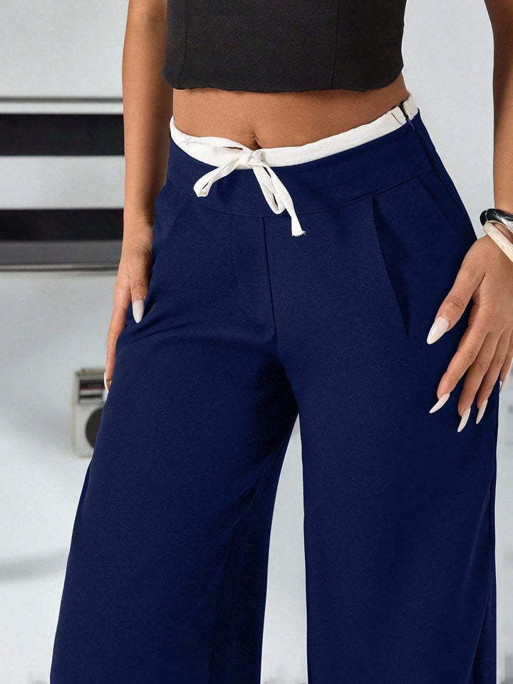 Pantaloni SHEIN, albastru