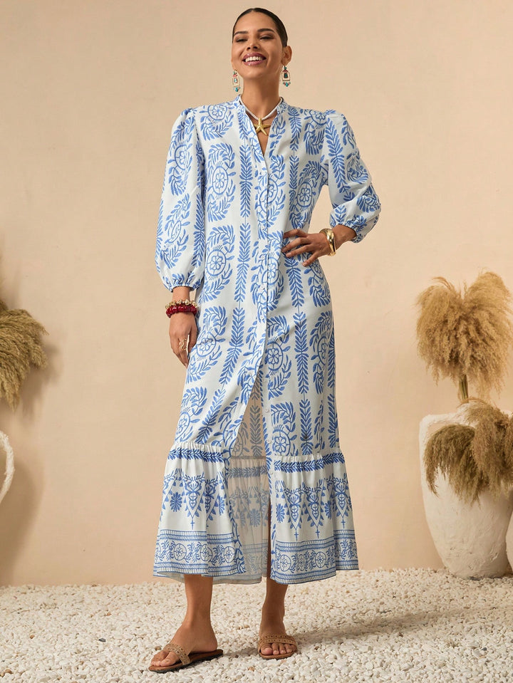 Rochie maxi SHEIN, albastru