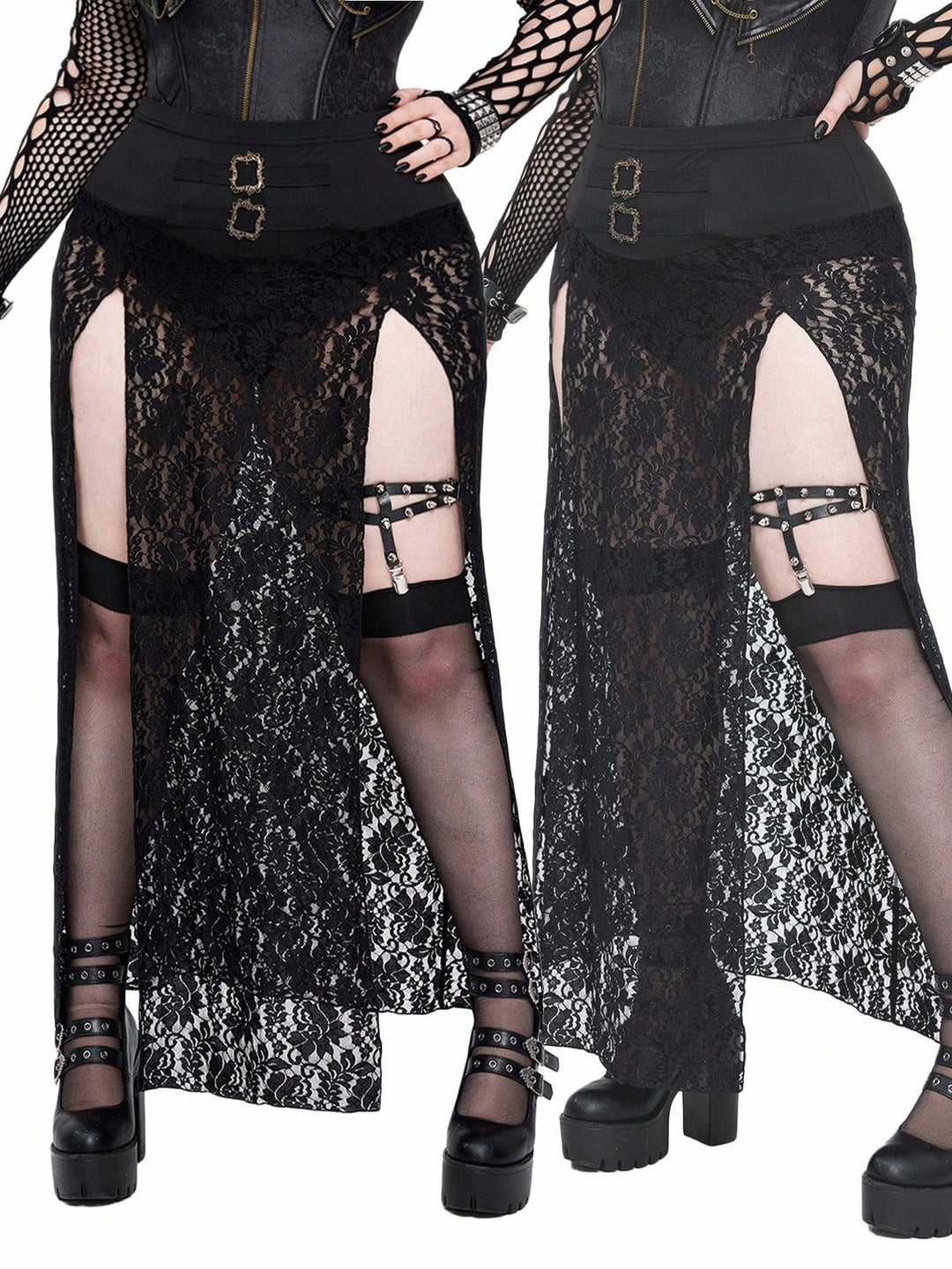 Fustă maxi SHEIN, negru