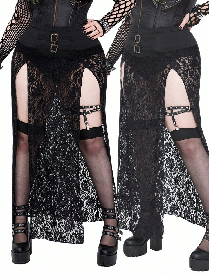 Fustă maxi SHEIN, negru