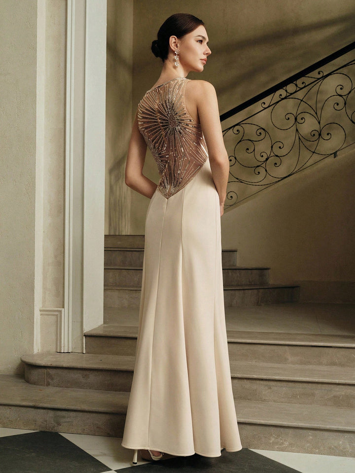 Rochie maxi SHEIN, portocaliu