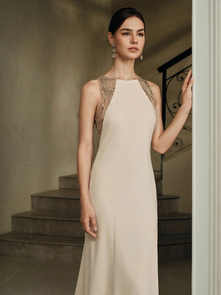 Rochie maxi SHEIN, portocaliu