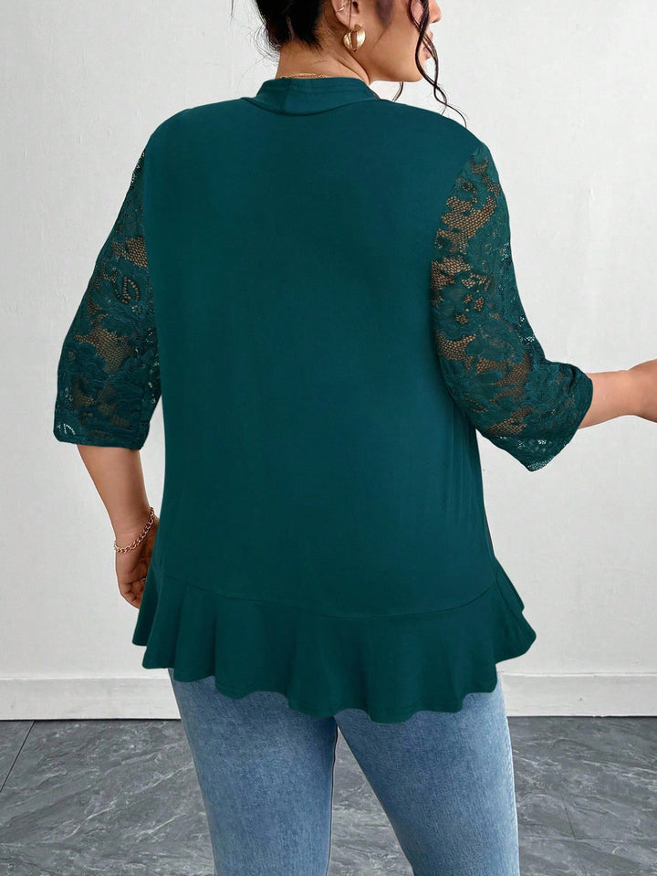 Bolero SHEIN, türkiz