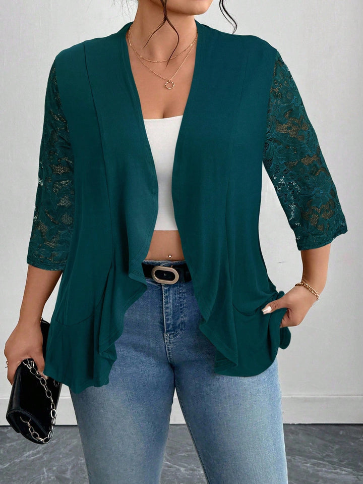 Bolero SHEIN, türkiz