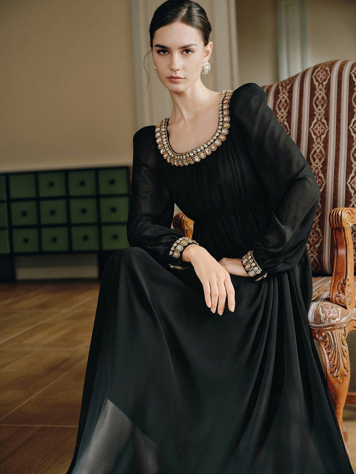 Rochie maxi SHEIN, negru