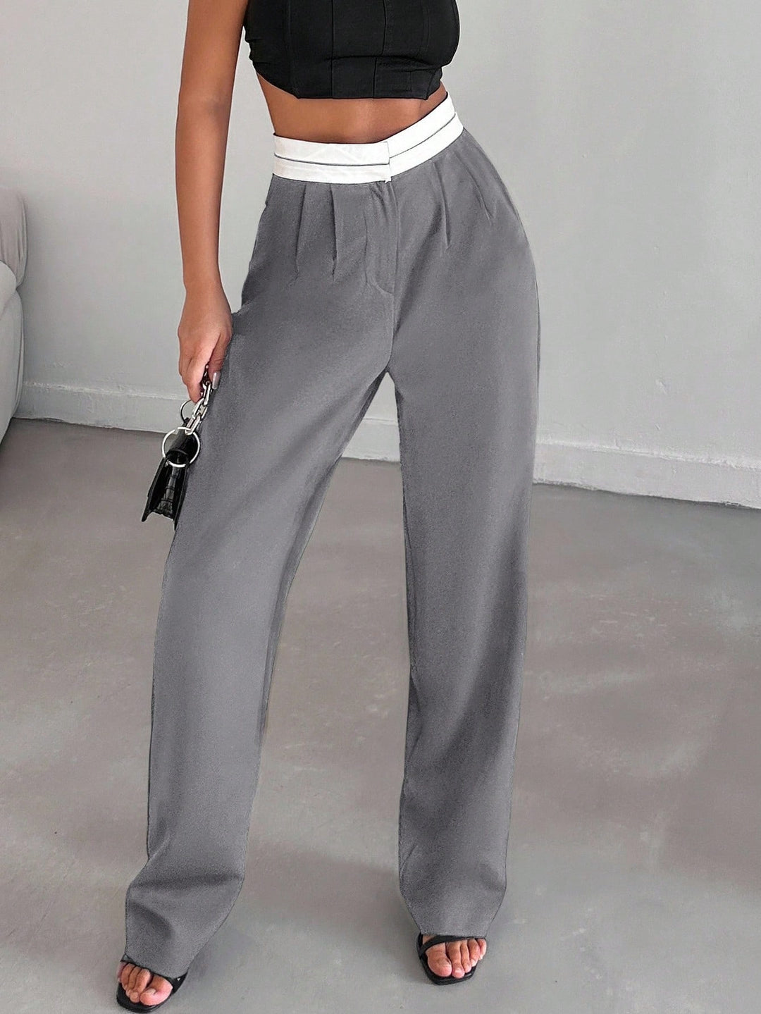 Pantalon SHEIN, gri