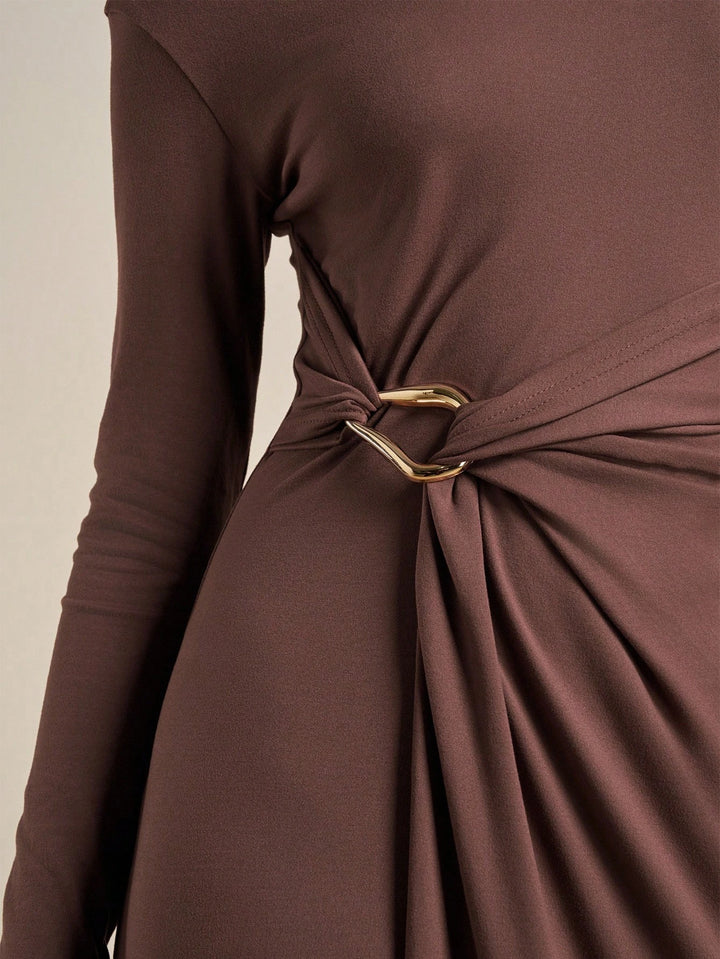 Rochie maxi Shein, maro