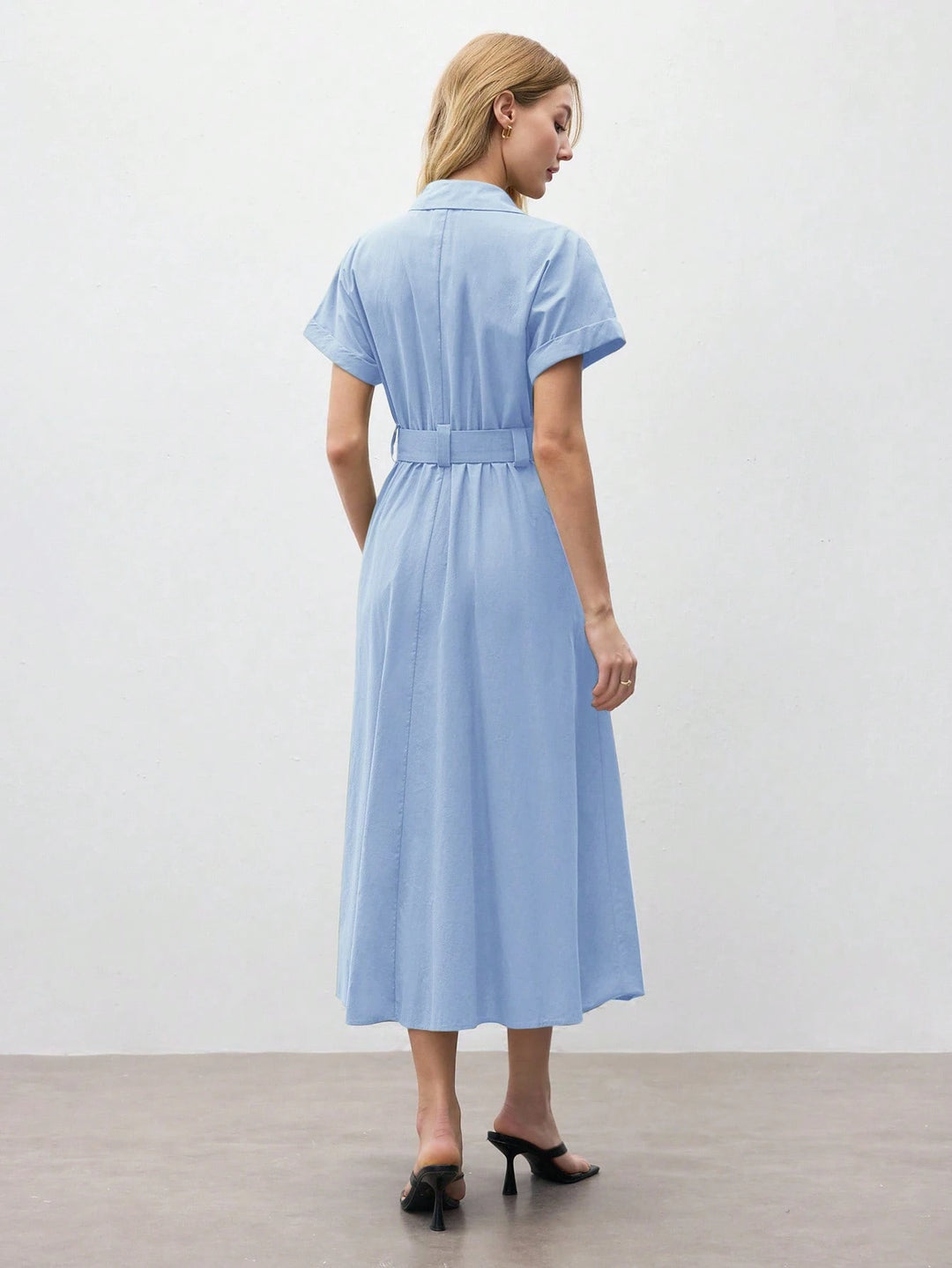 Rochie midi SHEIN, albastru