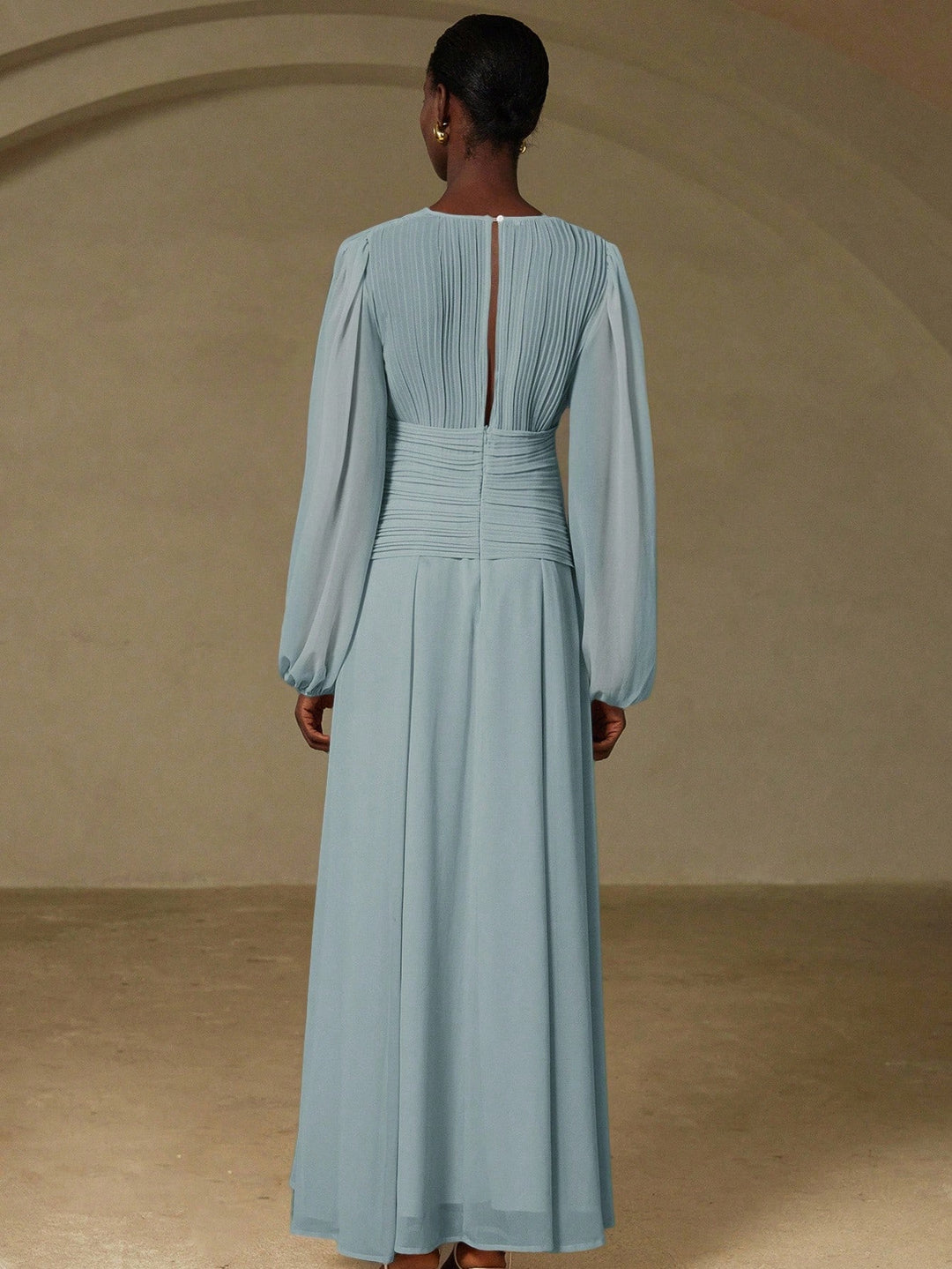 SHEIN maxi dress, blue