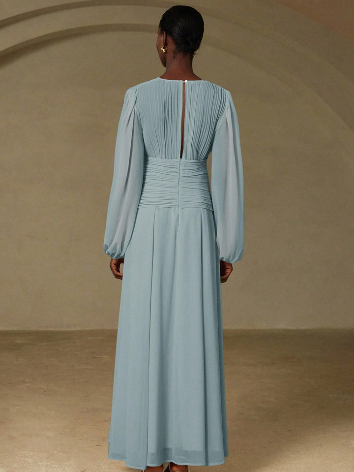 SHEIN maxi dress, blue