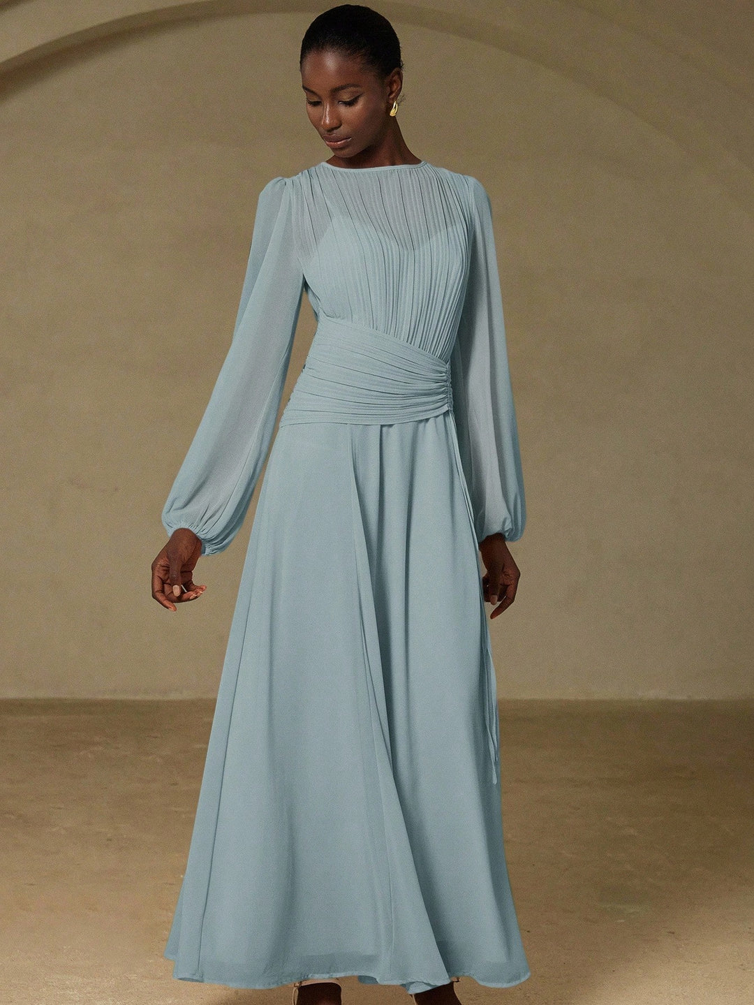 SHEIN maxi dress, blue