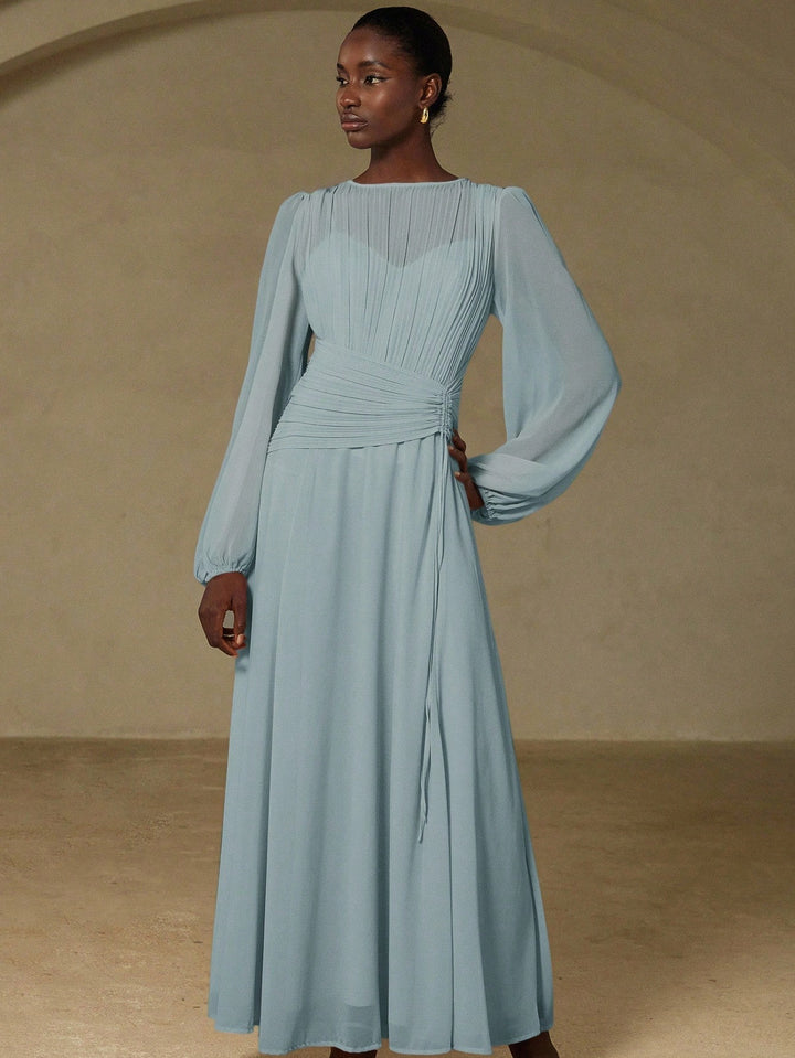 SHEIN maxi dress, blue