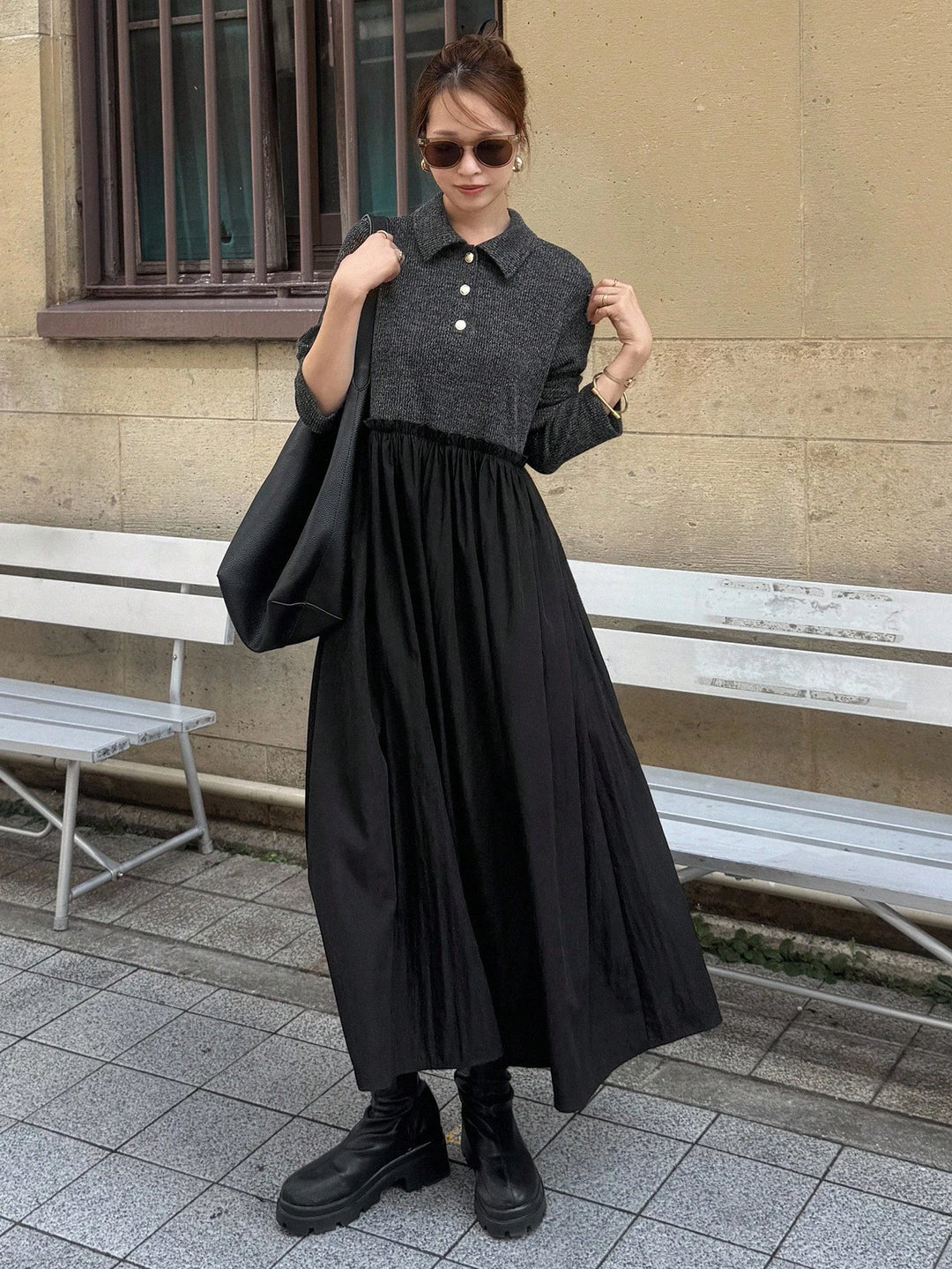 Rochie maxi SHEIN, negru