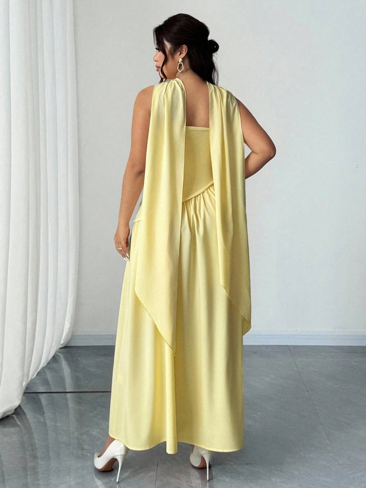 Rochie maxi SHEIN, galben
