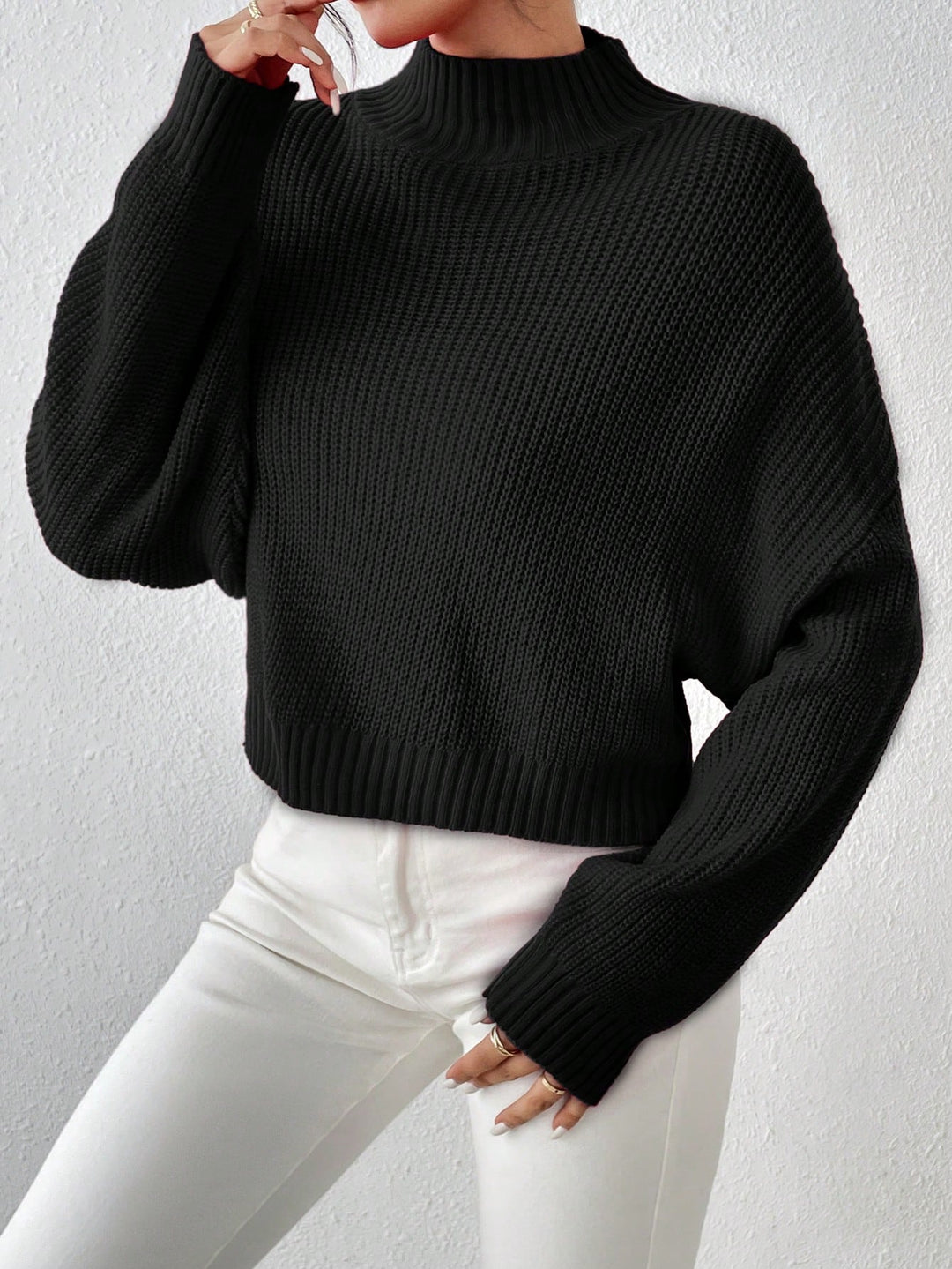 Pulover SHEIN, negru