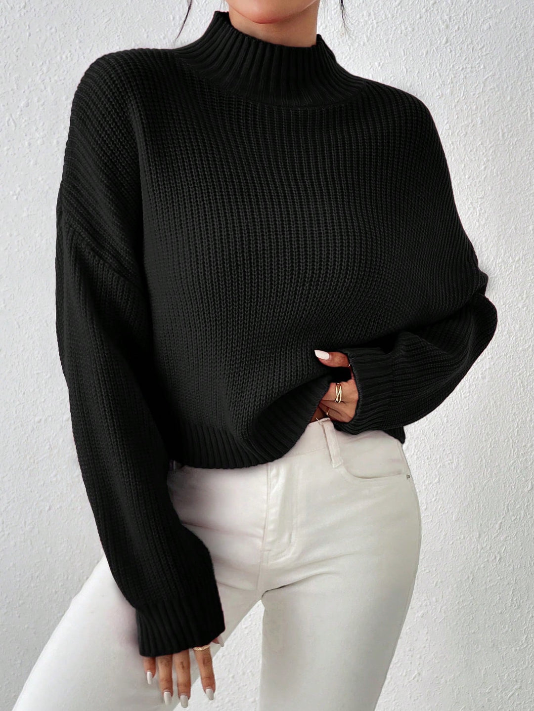 Pulover SHEIN, negru