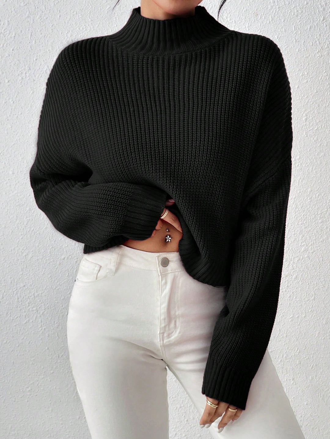 Pulover SHEIN, negru