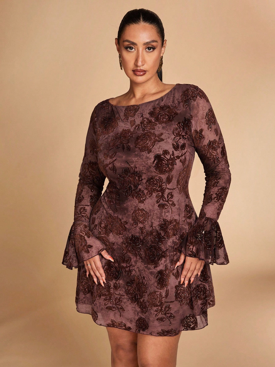 Rochie SHEIN, maro