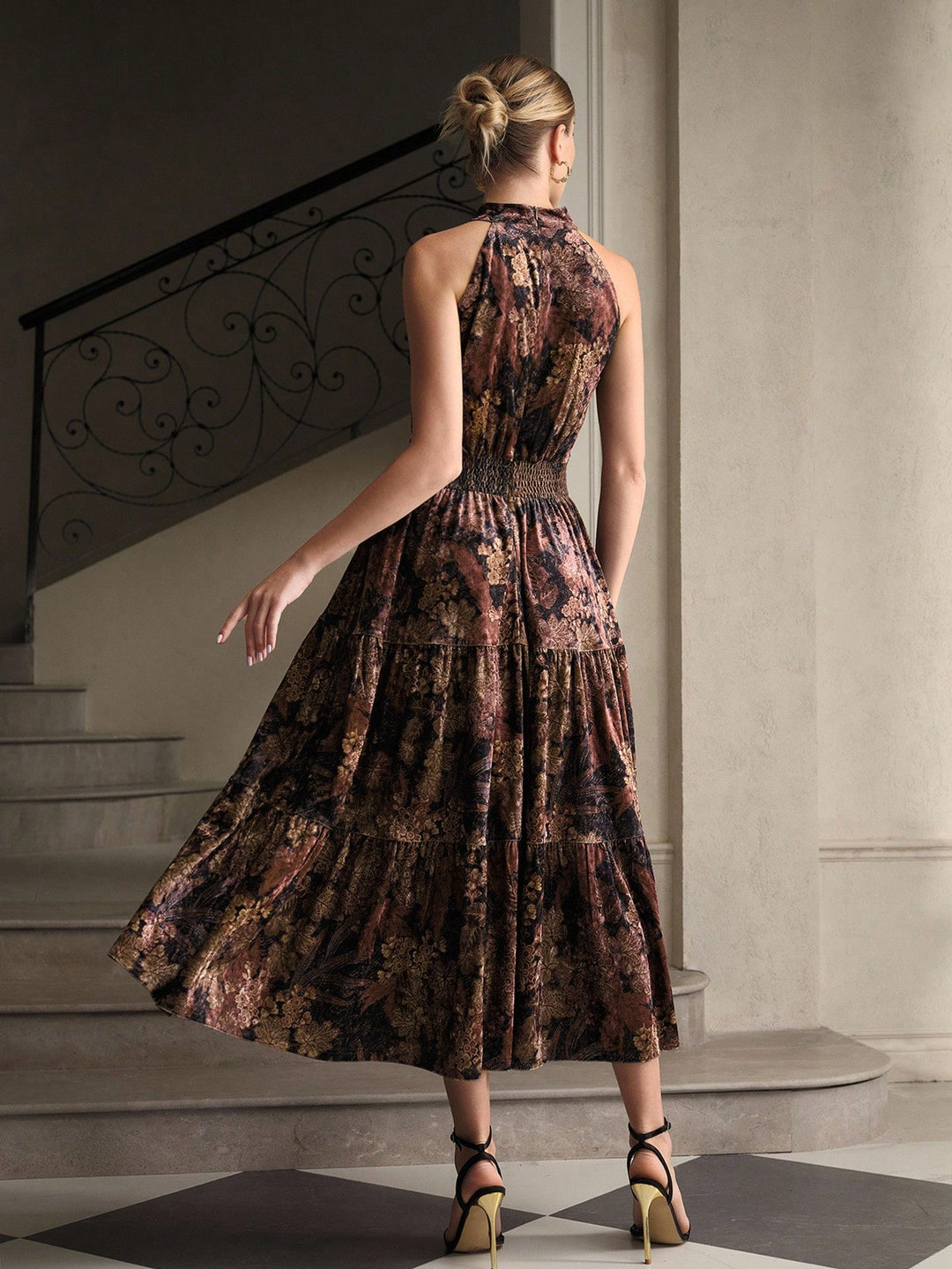 Rochie midi SHEIN, mix culori