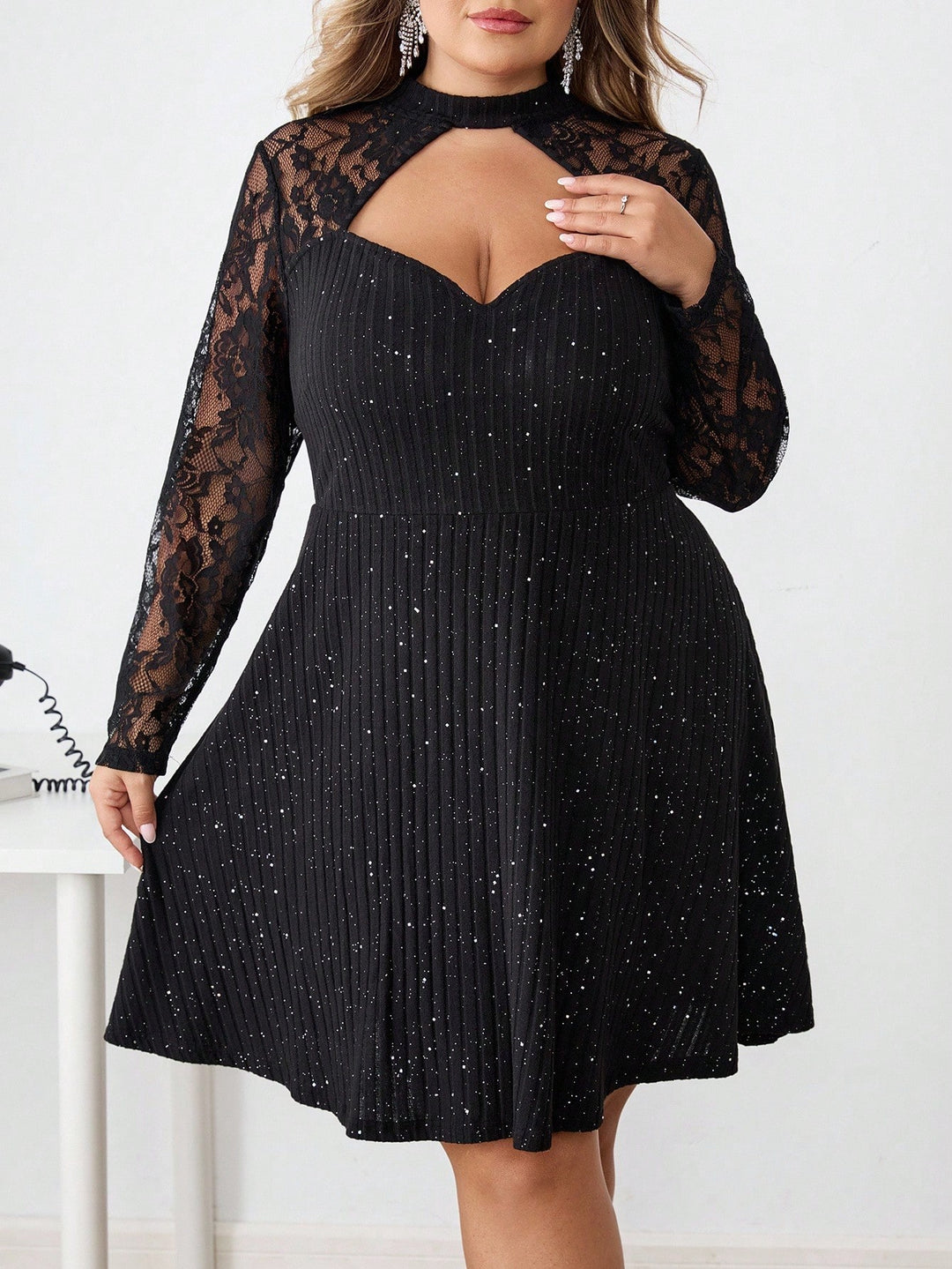 Rochie mini SHEIN, negru