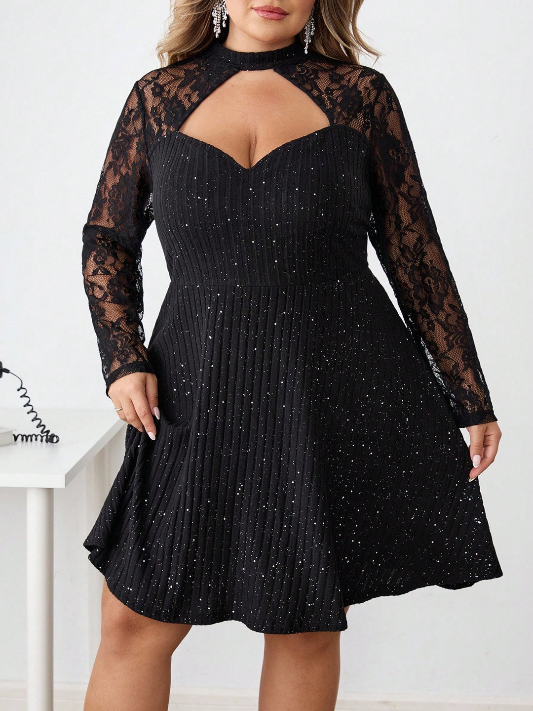 Rochie mini SHEIN, negru