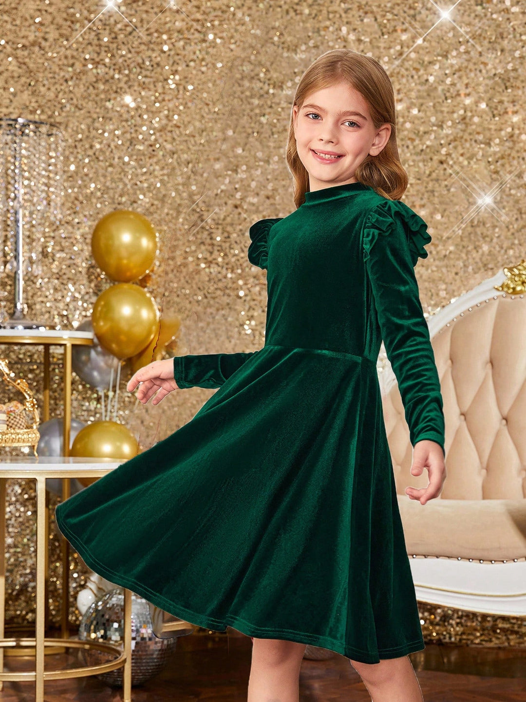 Rochie SHEIN, verde