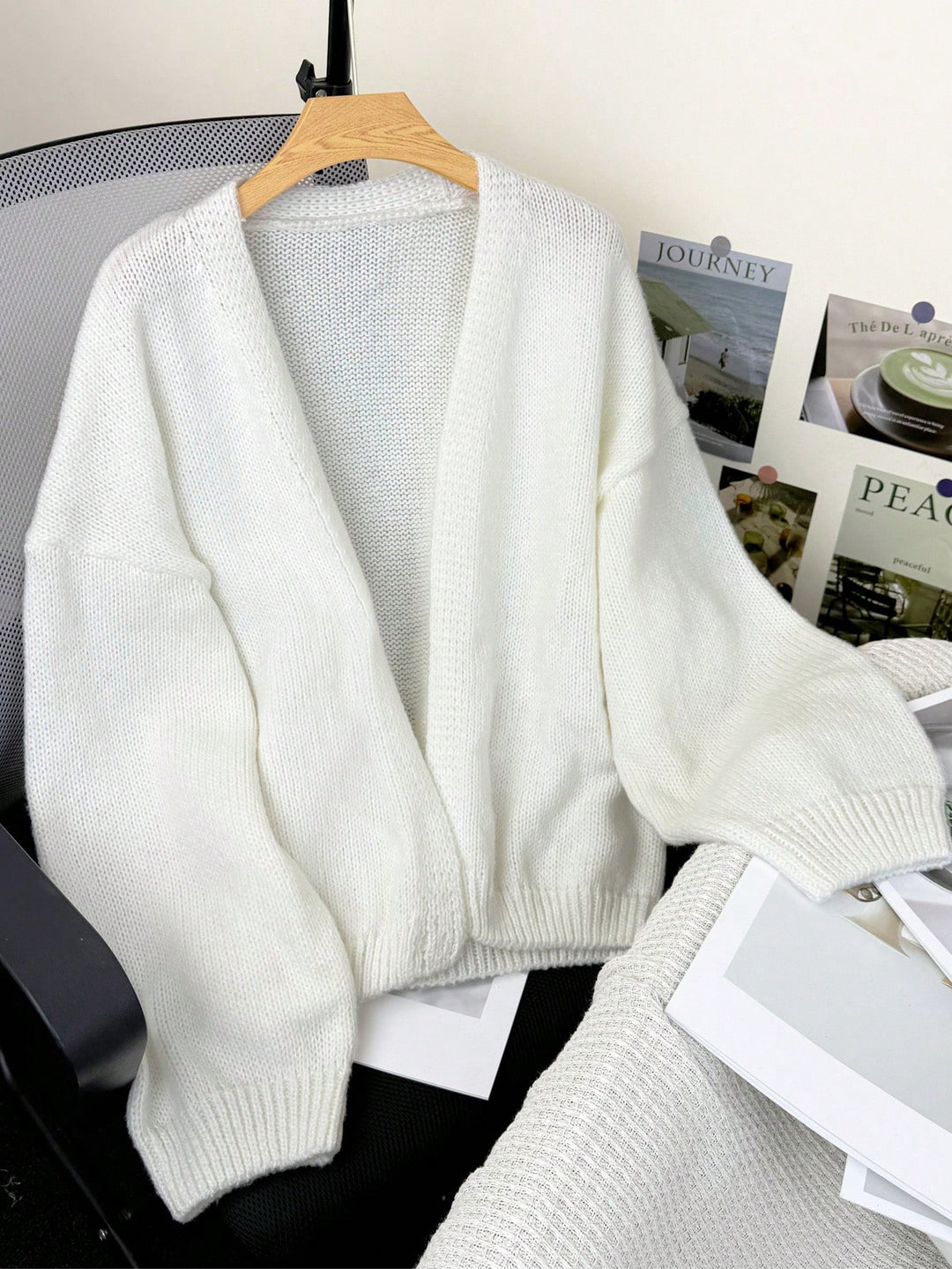 Cardigan SHEIN, crem