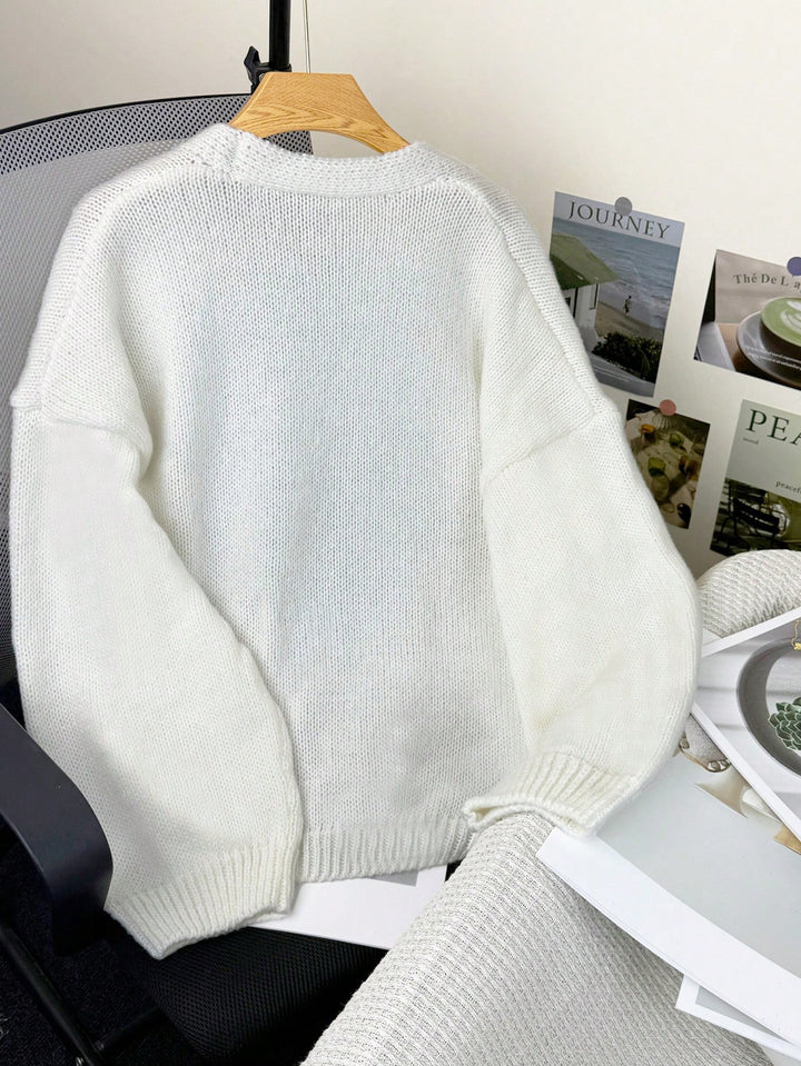 Cardigan SHEIN, crem