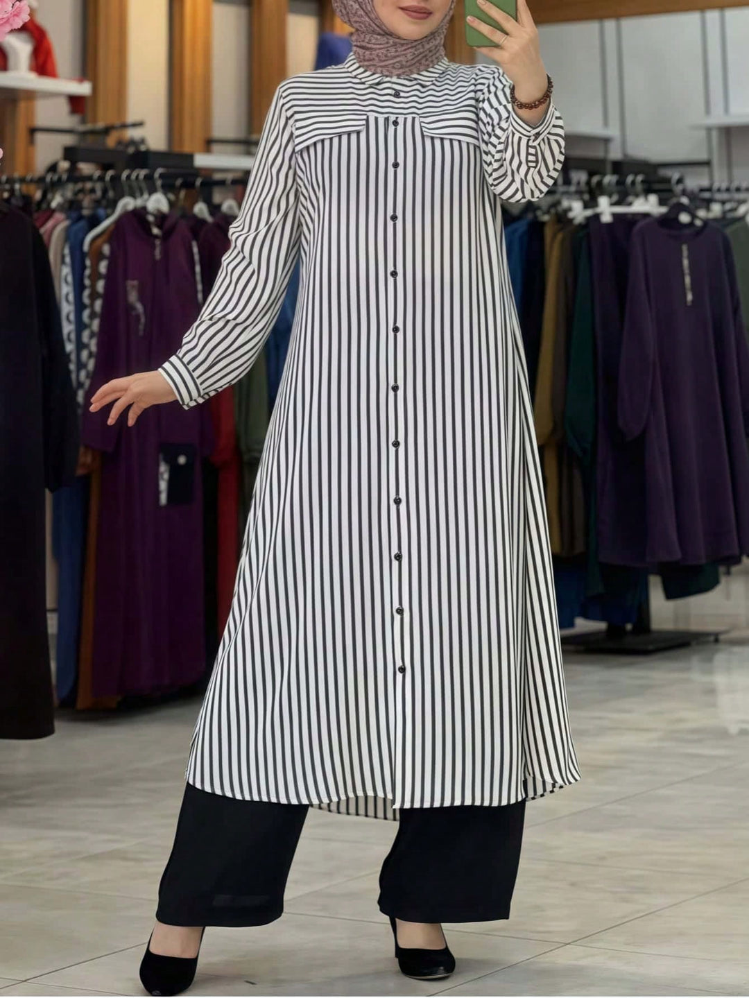Rochie maxi SHEIN, mix culori