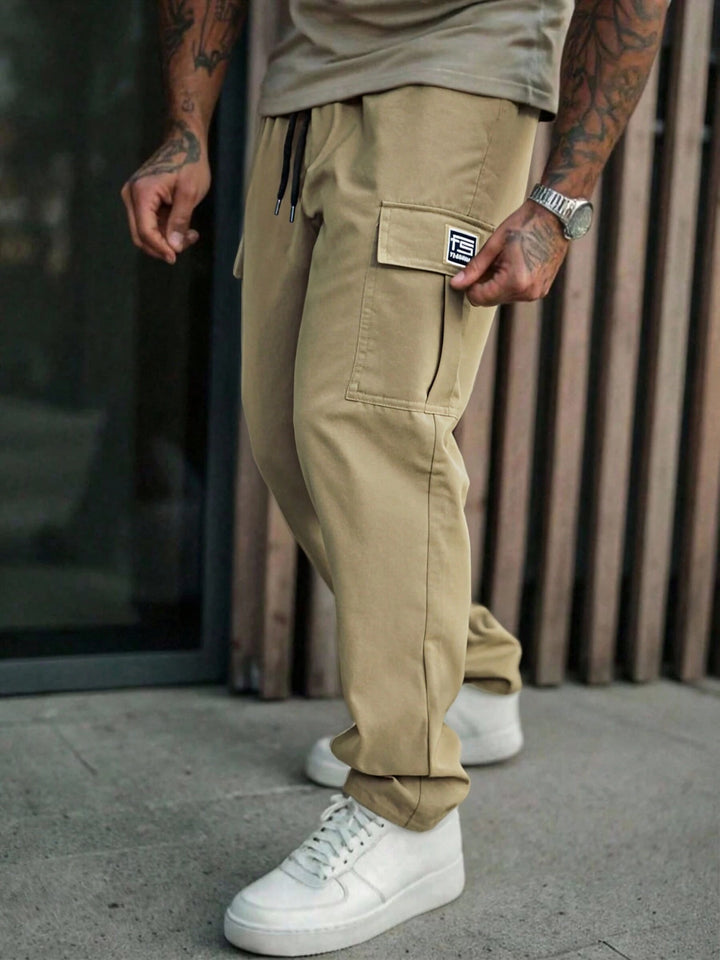 Nadrág SHEIN, khaki