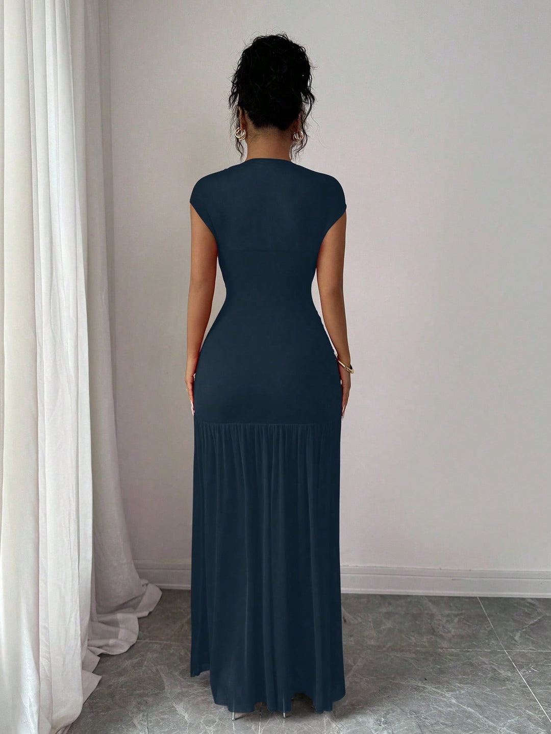 Rochie maxi SHEIN, albastru