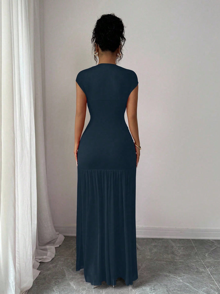Rochie maxi SHEIN, albastru