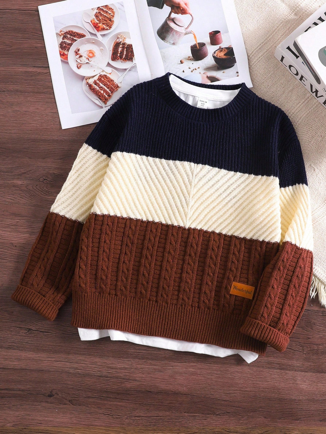 Pulover SHEIN, mix culori
