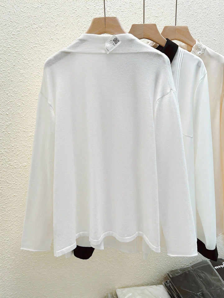 Cardigan SHEIN, alb