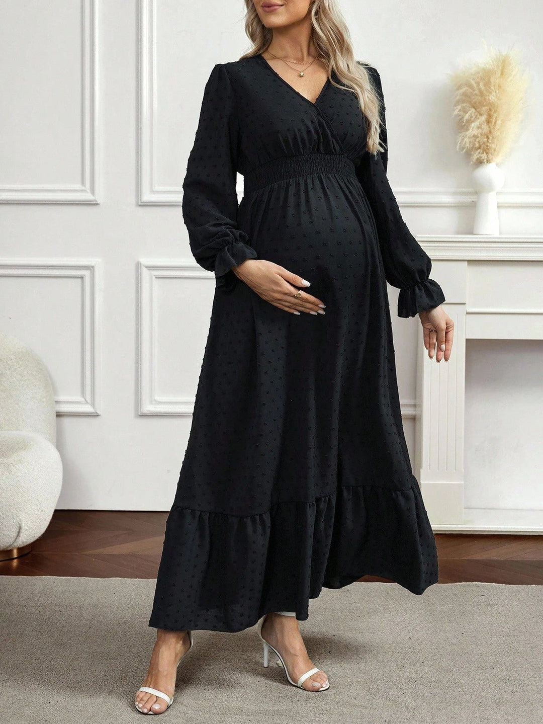 Rochie maxi SHEIN, negru