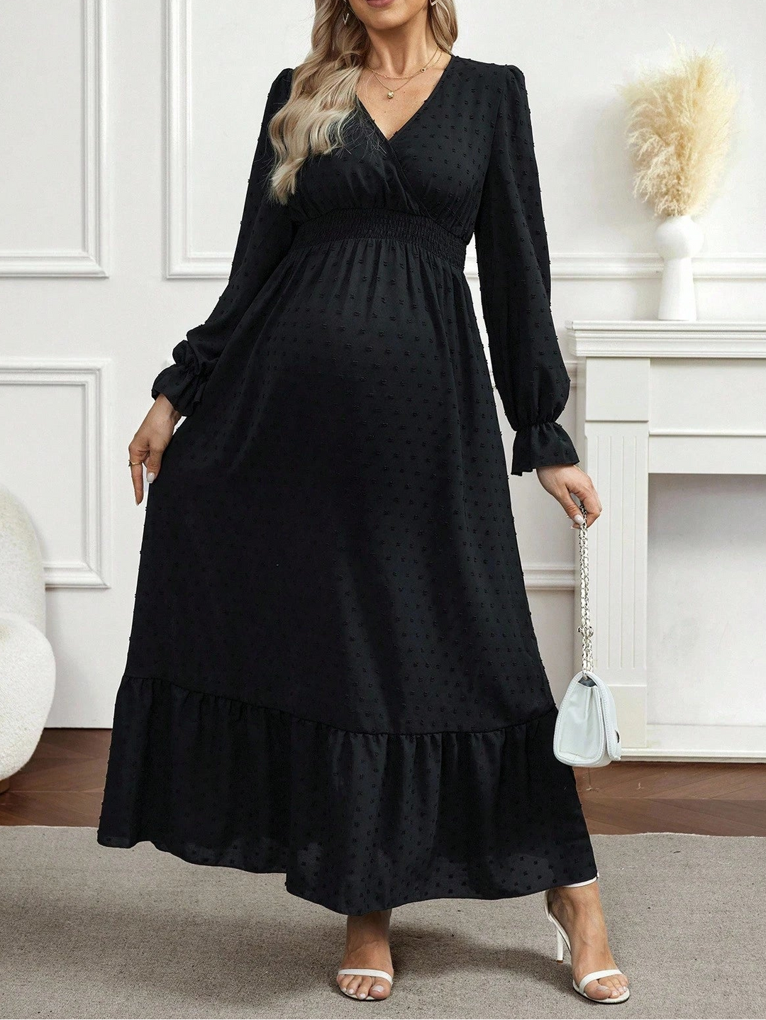 Rochie maxi SHEIN, negru