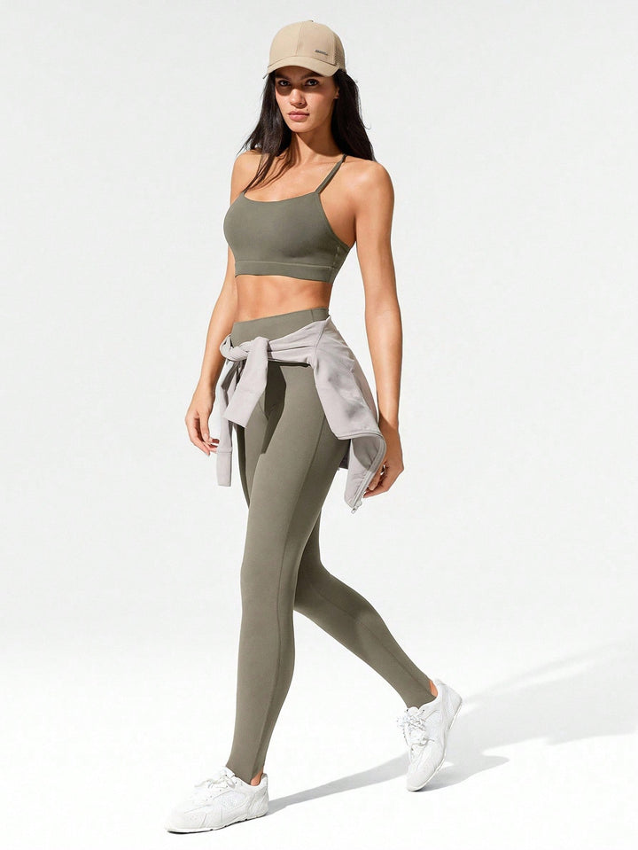 SHEIN leggings, khaki