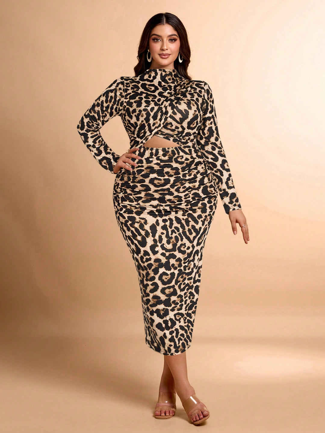 Rochie SHEIN, animal print