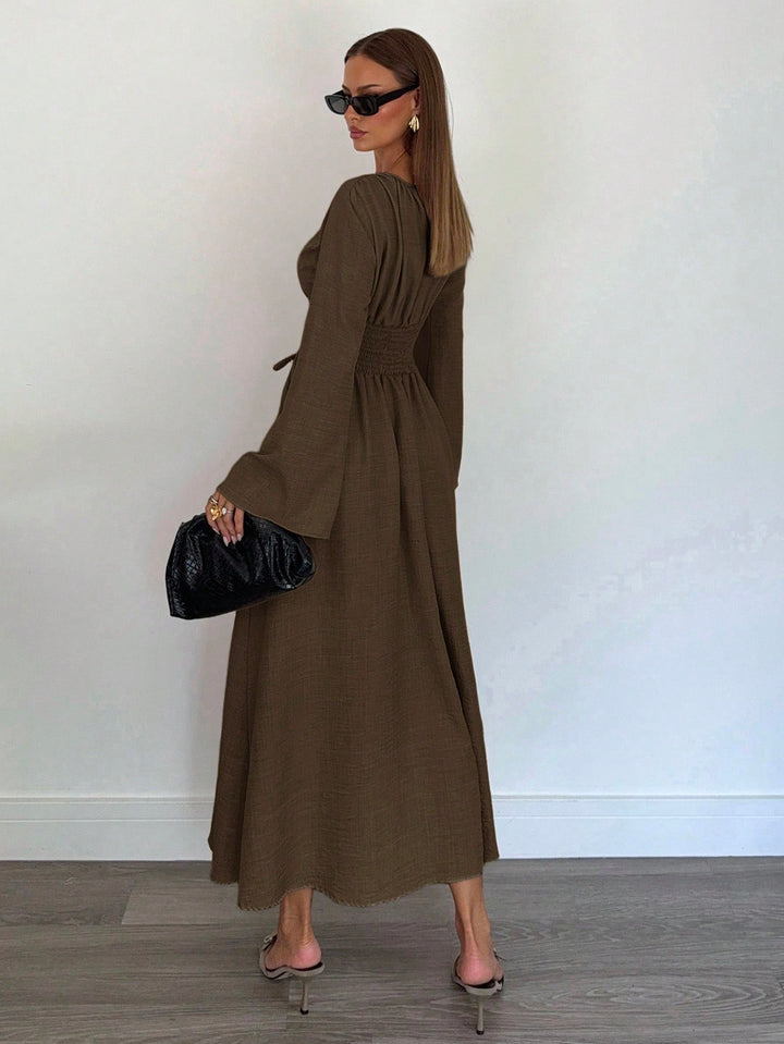 Rochie maxi SHEIN, maro