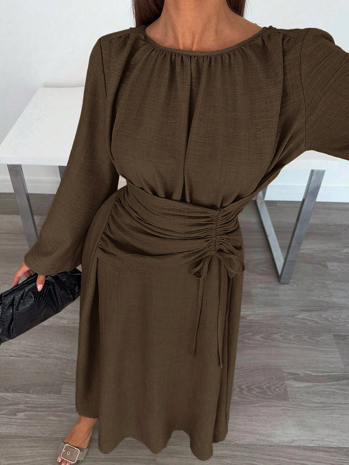 Rochie maxi SHEIN, maro