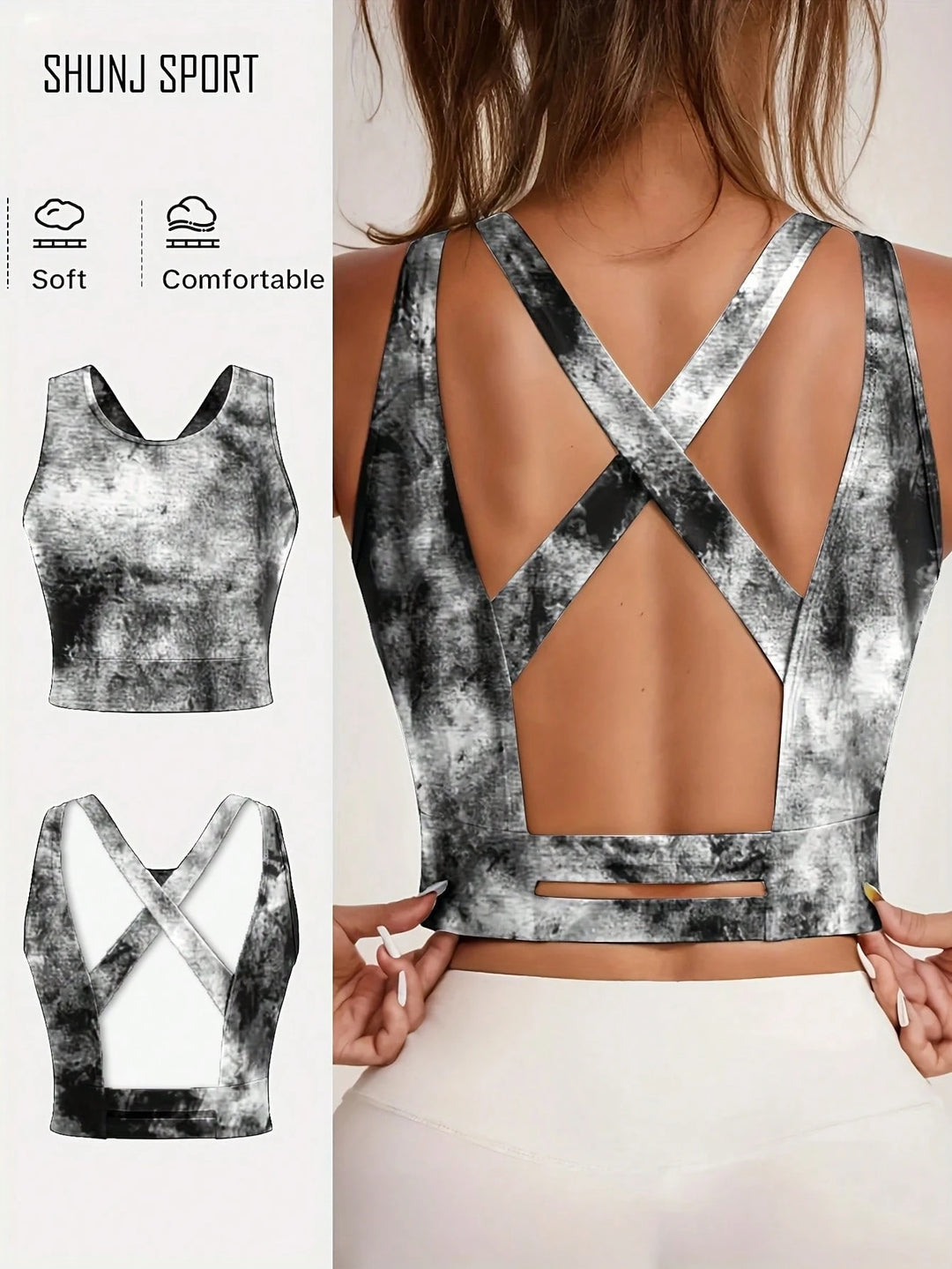 Top sport SHEIN, mix culori