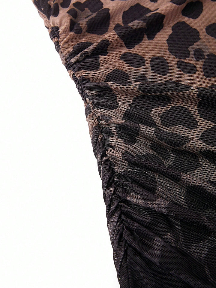 Rochie midi SHEIN, mix culori